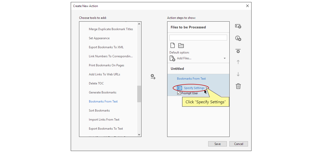 Importing Bookmarks Into Multiple PDF Documents